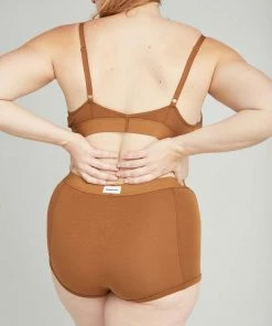 RICHER POORER NEW IN FEMME BOXER WOODGRAIN