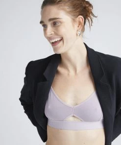 RICHER POORER SPRING '22 CUT OUT BRALETTE AMETHYST SMOKE