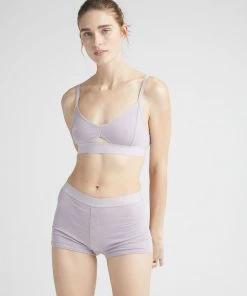 RICHER POORER SPRING '22 CUT OUT BRALETTE AMETHYST SMOKE