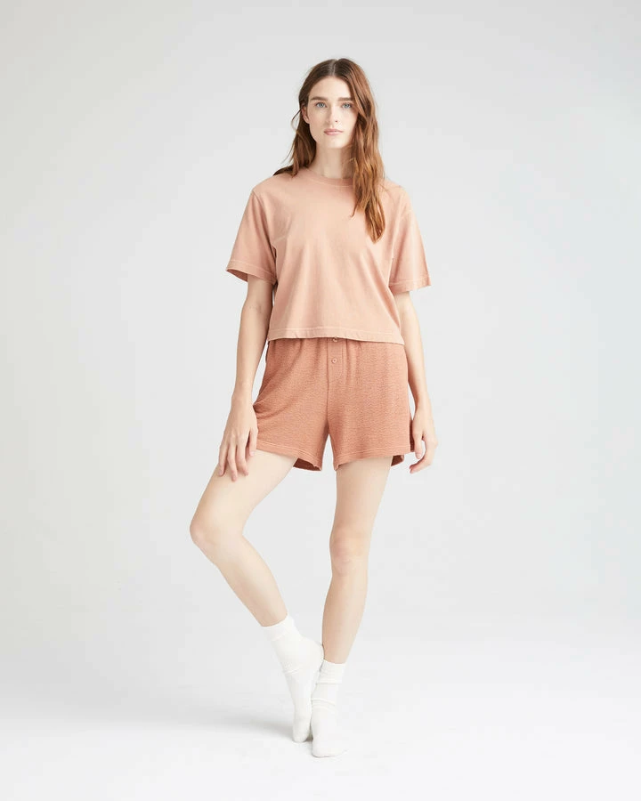 RICHER POORER SPRING '22 SHORT SLEEVE CROP TEE MOCHA MOUSSE 4 RICHER POORER SPRING '22 SHORT SLEEVE CROP TEE MOCHA MOUSSE