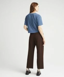 RICHER POORER RELAXED SHORT SLEEVE CROP TEE MOONLIT OCEAN