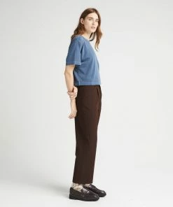 RICHER POORER RELAXED SHORT SLEEVE CROP TEE MOONLIT OCEAN