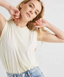 RICHER POORER EASY MUSCLE TANK WHITE SAGE SPRING '22