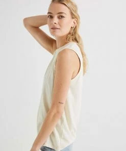 RICHER POORER EASY MUSCLE TANK WHITE SAGE SPRING '22