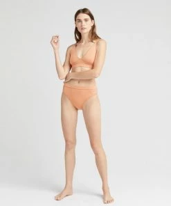 RICHER POORER HIGH CUT BRALETTE CLAY