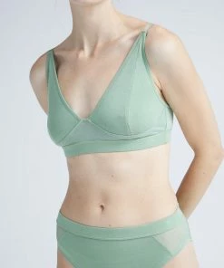 RICHER POORER HIGH CUT BRALETTE SAGE 10 RICHER POORER HIGH CUT BRALETTE SAGE