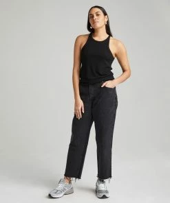 RICHER POORER VINTAGE RIB TANK BLACK 10 RICHER POORER VINTAGE RIB TANK BLACK