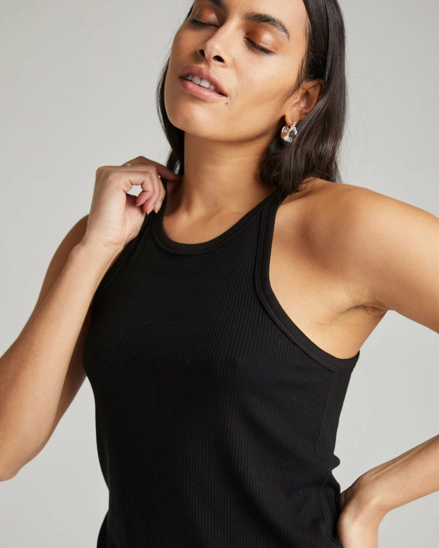 RICHER POORER VINTAGE RIB TANK BLACK 5 RICHER POORER VINTAGE RIB TANK BLACK