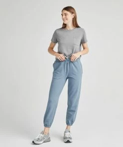 RICHER POORER TERRY CLASSIC SWEATPANT BLUE MIRAGE