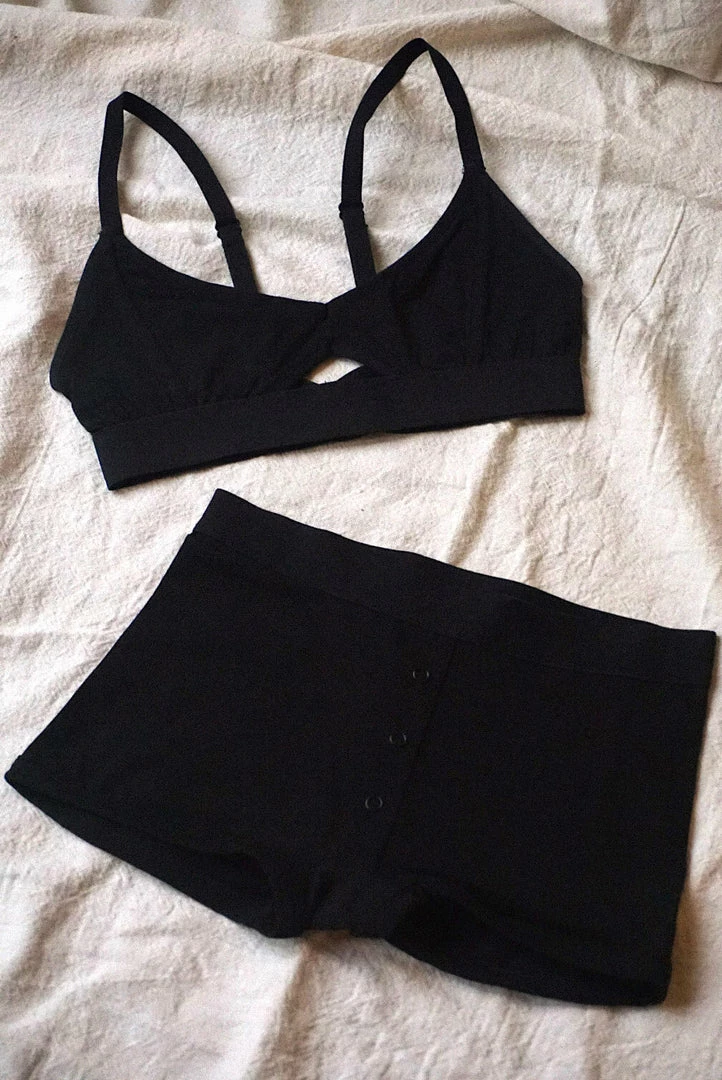 RICHER POORER CUT OUT BRALETTE BLACK 7 RICHER POORER CUT OUT BRALETTE BLACK