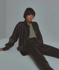 AGOLDE UTILITY VEGAN SHIRT SALE