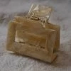 PIPE AND ROW SMALL SQUARE HAIR CLAW CREAM