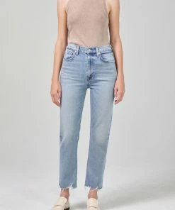 CITIZENS OF HUMANITY DAPHNE CROP JEAN CHECKMATE SPRING '22 6 CITIZENS OF HUMANITY DAPHNE CROP JEAN CHECKMATE SPRING '22