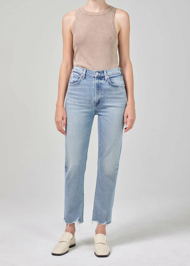 CITIZENS OF HUMANITY DAPHNE CROP JEAN CHECKMATE SPRING '22 3 CITIZENS OF HUMANITY DAPHNE CROP JEAN CHECKMATE SPRING '22