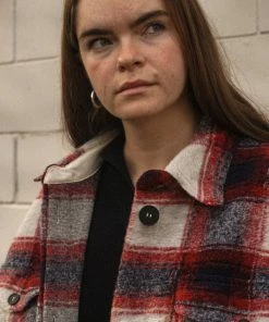 PIPE AND ROW NEW IN BLAKE PLAID COAT