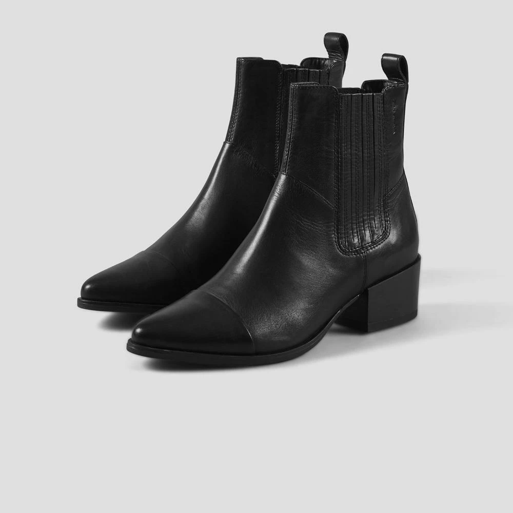 VAGABOND SHOES MARJA BLACK LEATHER BOOTS 9 VAGABOND SHOES MARJA BLACK LEATHER BOOTS