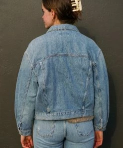 AGOLDE CHARLI OVERSIZED DENIM JACKET BILLBOARD