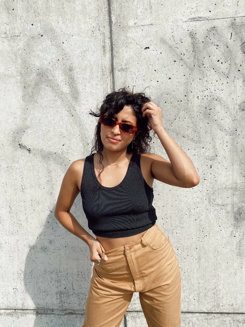 PERFECTWHITETEE BLONDIE TANK VINTAGE BLACK 2 PERFECTWHITETEE BLONDIE TANK VINTAGE BLACK