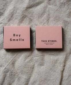 BOY SMELLS NEW IN PINK MATCHES