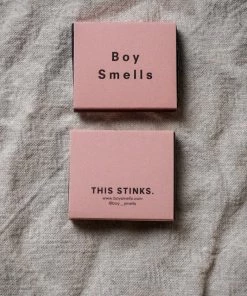 BOY SMELLS NEW IN PINK MATCHES
