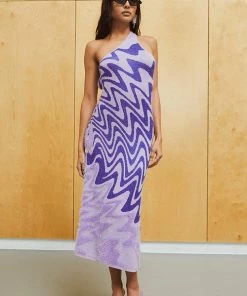 HOUSE OF SUNNY WANNABE HOCKNEY DRESS SPRING '22