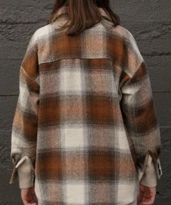 PIPE AND ROW DYLAN PLAID JACKET NEW IN