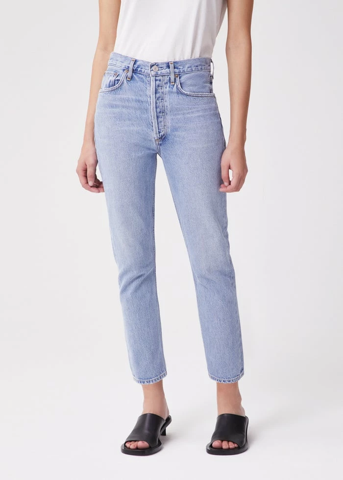 AGOLDE RILEY HI RISE CROP DIMENSION 3 AGOLDE RILEY HI RISE CROP DIMENSION