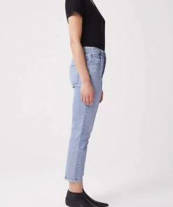 AGOLDE RILEY HI RISE CROP SHIVER