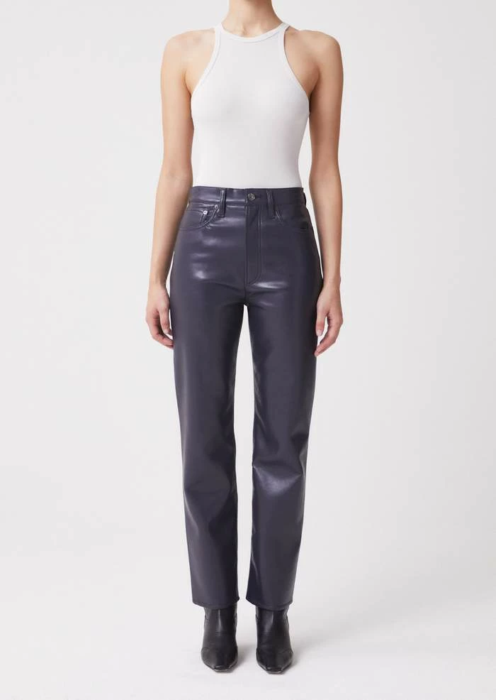 AGOLDE 90'S PINCH WAIST SHADOW LEATHER 7 AGOLDE 90'S PINCH WAIST SHADOW LEATHER