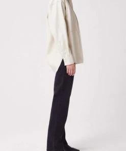 AGOLDE UTILITY VEGAN LEATHER SHIRT