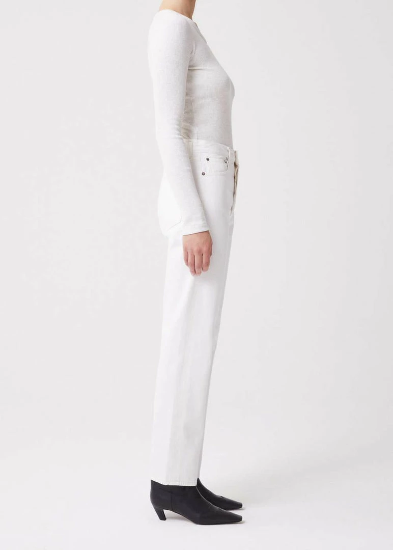 AGOLDE MAYA SCOOP NECK RIB LONG SLEEVE 5 AGOLDE MAYA SCOOP NECK RIB LONG SLEEVE