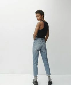 AGOLDE SALE RILEY HI RISE CROP EMULSION