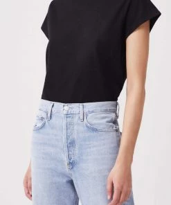 AGOLDE ANIKA CAP SLEEVE TEE