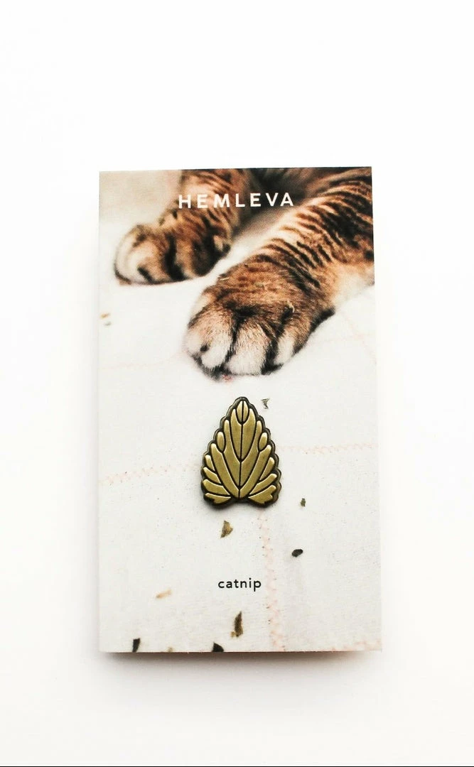 HEMLEVA CATNIP ENAMEL PIN SALE 3 HEMLEVA CATNIP ENAMEL PIN SALE