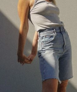 PERFECTWHITETEE BLONDIE TANK GREY