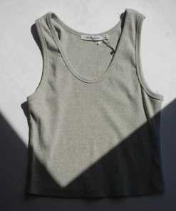 PERFECTWHITETEE BLONDIE TANK GREY