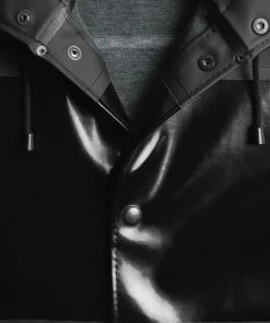 STUTTERHEIM STOCKHOLM JACKET STRIPE BLACK 10 STUTTERHEIM STOCKHOLM JACKET STRIPE BLACK