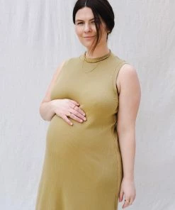 RICHER POORER VINTAGE COLUMN RIB DRESS