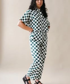 DUSHYANT SHORT SLEEVE CHECKERED TOP 5 DUSHYANT SHORT SLEEVE CHECKERED TOP