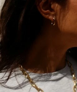 PIPE AND ROW REMI HOOPS EARRINGS