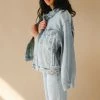 AGOLDE CHARLI OVERSIZED DENIM JACKET VEER