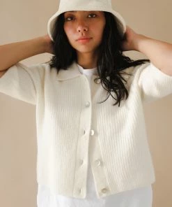 JUST FEMALE REBELO SHORT SLEEVE CARDIGAN SPRING '22