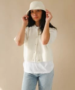 JUST FEMALE REBELO SHORT SLEEVE CARDIGAN SPRING '22