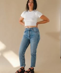 AGOLDE RILEY HI RISE CROP HAVEN SPRING '22