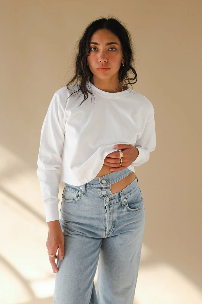 LACAUSA SPRING '22 LONG SLEEVE BOXY TEE 2 LACAUSA SPRING '22 LONG SLEEVE BOXY TEE