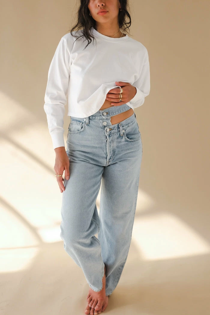 AGOLDE SPRING '22 BROKEN WAISTBAND JEAN 2 AGOLDE SPRING '22 BROKEN WAISTBAND JEAN