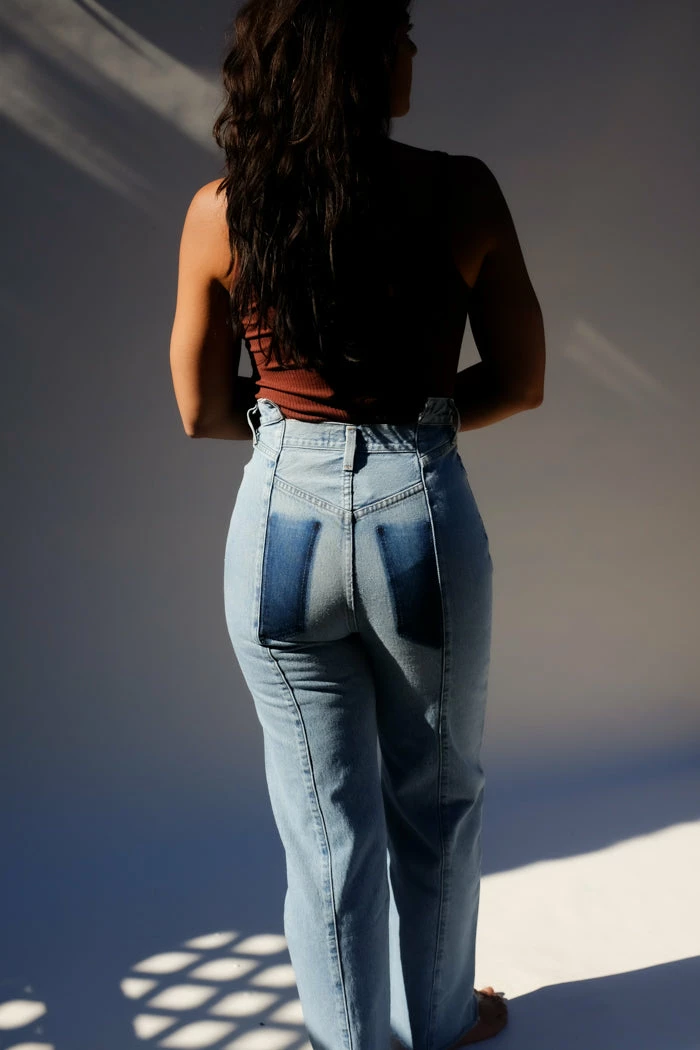 AGOLDE PIECED ANGLE JEAN MATRIX 2 AGOLDE PIECED ANGLE JEAN MATRIX