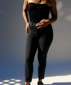 AGOLDE RILEY HI RISE CROP PANORAMIC