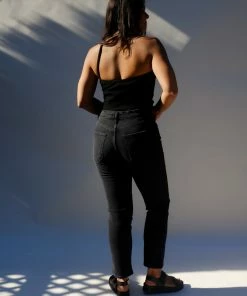 AGOLDE RILEY HI RISE CROP PANORAMIC