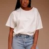 FILOSOFIA JADE CROPPED TEE CLOUD